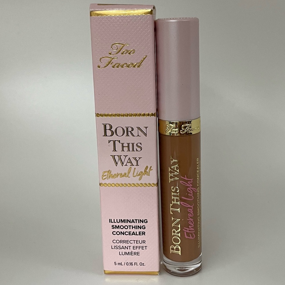 NEW Too Faced Born This Way Ethereal Light Illuminating Concealer (Honey Graham)